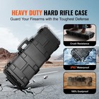 Uimoso Rifle Case Rifle Hard Case 42 Inch With 3 Layers Fully-protective Foams