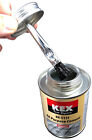 Kex Cold Vulcanizing Rubber Tire And Tube Patch Plug Repair Cement Glue 8oz Can