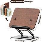 Book Stand For Reading Adjustable Book Holder With 360  rotating Bases Ergonomic