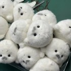 Cute Baby Seal Doll Plush Toy Soft Stuffed Animal Simulation Ocean Gift