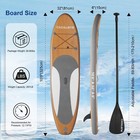 10ft 8in Inflatable Stand Up Paddle Board Eco-friendly Durable Adult Paddleboard