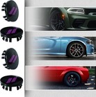 4pcs 63mm 2 5 Inches Slash Purple Wheel Center Cap Covers Fit For Dodge Charger 