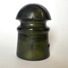 Dark Olive Green Brookfield Cd 101 Mold Number 11 Pony Style Glass Insulator