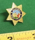 California State Police Eureka Mini Badge Lapel Pin