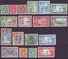 Jamaica 1938 Sc 116-128  140-141  148-149  152 Mh Set