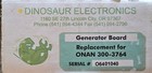 Dinosaur Electronics 300-3764 Onan Generator Replacement Board For Onan 300-3764