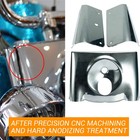 Headlight Panel Smooth 3-piece Fork Tins Covers Kit Fit For Harley Softail Delux