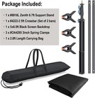 Linco Photo T-shape Backdrop Stand Background Backdrops Support Kit - Am207black