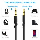 Replacement Audio Cable Cord Volume Control For Astro A10 A40 Gaming Headset Lot