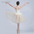 Ivory Ballet Dance Tutu Leotard Bodice Romantic Tutu Skirt Girls  Ballet Dress