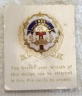 Vintage Church Pin Second Year Free Methodist Pin On Original Card