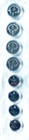 New Lot  8  2019 P D S Us Mint American Legion 100th Anniv 99 9  Silver  1   50c