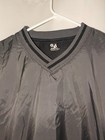 Badger Sport Windbreaker Pullover Men   s Medium Gray V-neck Athletic Jacket