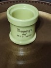 Vintage Manning   s Hot Mustard Crock     Hall China Usa  280     Advertising Pottery