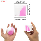 4pcs Mini Bicolor Butter Slime Kit Scented Fluffy Soft Putty Strawberry Coffee