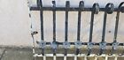 Antique Victorian Iron Gate Window Garden Fence Architectural Salvage Door -b