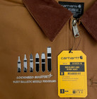 Lockheed Martin Icbm Brown Carhartt Duck Detroit Jacket  all Sizes Available    