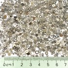 100 Teeny Tiny Watch Gear 2-4mm Silver Nail Altered Art Steampunk Part Wheel Lot