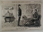 Punch Cartoon 1893 Antique Original Rare Vhtf Etch Army Theatre Humour 