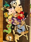 Lot Of Mostly Melissa   Doug Hand Puppets - 10 Pieces Total