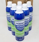 Microban 24 Hr Sanitizing Spray Disinfectant Citrus Scent 15oz 6-pack Free Ship 