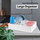 Portaplatos De Cart  n  Organizador De Cubiertos Para Encimera  Para Exteriores 