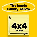 Post-it Super Sticky Notes 4  X 4  Canary Yellow Lined 90 Sheets pad 562867