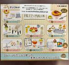 Re-ment Miniature Petite Fruits Parlor Dessert Cake Shop Complete 8 Box Set New