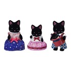 Calico Critters Midnight Cat Family Figure Set New In Stock 