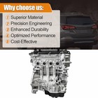 Long Block Engine Assembly For 2014-2019 Hyundai Elantra Kia Soul G4na 2 0l Gas