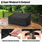 Heavy Duty Outdoor Patio Furniture Cover Protector Waterproof 2-3 Seater Cover