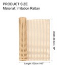 Plastic Rattan Cane Webbing Roll 16 Inch X 3 3 Ft Hand Woven Faux Woven