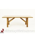 Mcguire Style Mid Century Bamboo And Rattan Formica Top Coffee Table