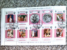 4 Yemen Stamp Sheets - 2x5 - Used -  Exact Shown