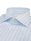 Stenstrom s Men s Blue Striped Twill Men s Dress Shirt Brand New