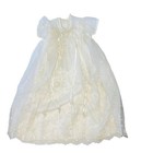 Vintage With Box Wm Hengerer Baby Baptism Gown Dress Bonnet Shoes 4 Piece Set