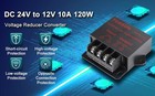 Voltage Converter Dc 24v Step Down To Dc 12v 10a 120w Voltage Regulator Reducer 