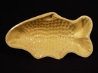 Very Rare Antique American 1800s Large 11 Inch Fish Mold Yellow Ware Mint