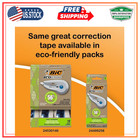 Bic Wite-out Brand Ez Correct Correction Tape  39 3 Feet  2-count Pack Of White
