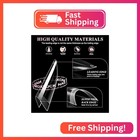 Moxluck Stiletto Nail Tips soft Gel Almond Half Cover False Nails Clear Acrylic