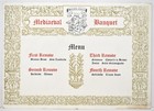 1970s Bunratty Castle Restaurant Menu Mediaeval Folk Fair Park County Clare