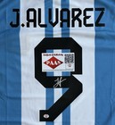 Julian Alvarez Argentina Signed autographed Pro Style Soccer Jersey Coa     