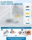 Bathroom Sink Stopper  1pc Universal Drain Strainer  Pop Silver