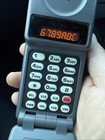 Vintage Motorola Brick Flip Cell Phone With Battery  Powers On 
