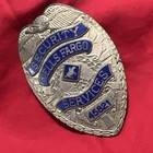 Vintage Obsolete Retired Wells Fargo Services Security Officers Pin Badge 45821