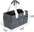 Craft Organizer Tote Bag  Art Storage Caddy With Multiple Pockets 