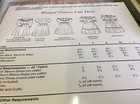Chery Williams Heirloom   122 Waisted Princess Line Dress Size Small 4-7 Pattern