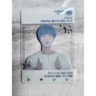 Bts Love Yourself Army Booth Transparent Card  Jin kim Seokjin