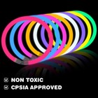 86pcs Glow Sticks 8 Inch Party Pack Glow Bracelets Necklaces With Connectors