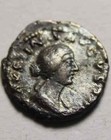 Genuine Ancient Roman Silver Coin Denarius Faustina Ii marcus Aurelius concordia